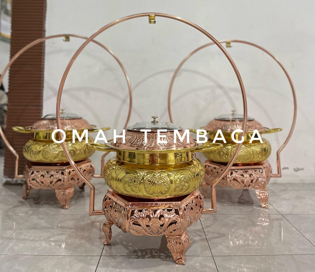 chafing dish tembaga custom